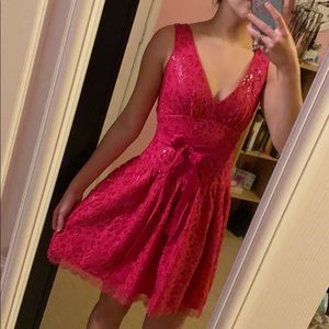 Open back, semi formal dress